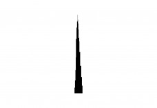 Burj Khalifa Icon Free Vector | Vector free files