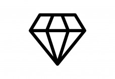 Diamond Icon Free Vector | Vector free files