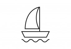 Sailing Icon Free Vector | Vector free files