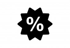 Percentage Icon Free Vector | Vector free files