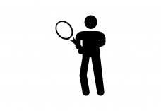 Tennis Player Icon Free Vector | Vector free files