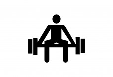 Weight Lifting Icon Free Vector | Vector free files