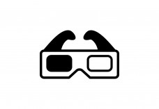 3D Glasses Icon Free Vector | Vector free files