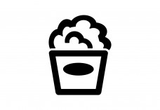 Popcorn Icon Free Vector | Vector free files