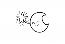 Moon Icon Free Vector | Vector free files