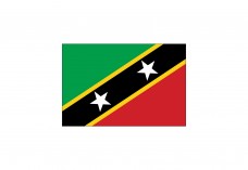 Flag of Saint Kitts and Nevis Free Vector | Vector free files
