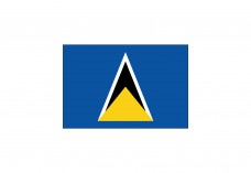 Flag of Saint Lucia Free Vector | Vector free files