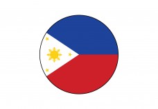 Circular Flag of Philippines Free Vector | Vector free files