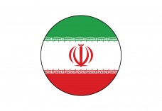 Circular Flag of Iran Free Vector | Vector free files