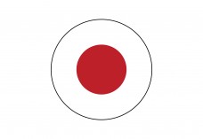 Circular Flag of Japan Free Vector | Vector free files